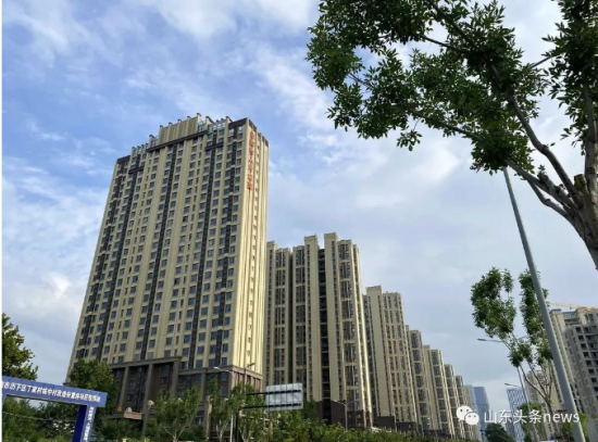 济南东部某小区。吕妍 摄